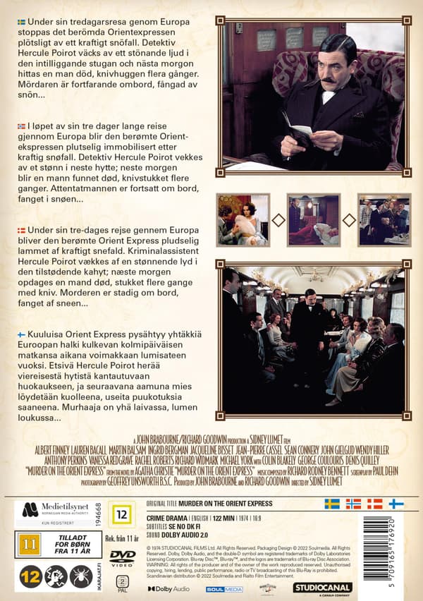 Murder on the Orient Express (1974) (DVD)