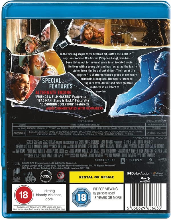 Dont Breathe 2 (2021) (Blu-Ray)