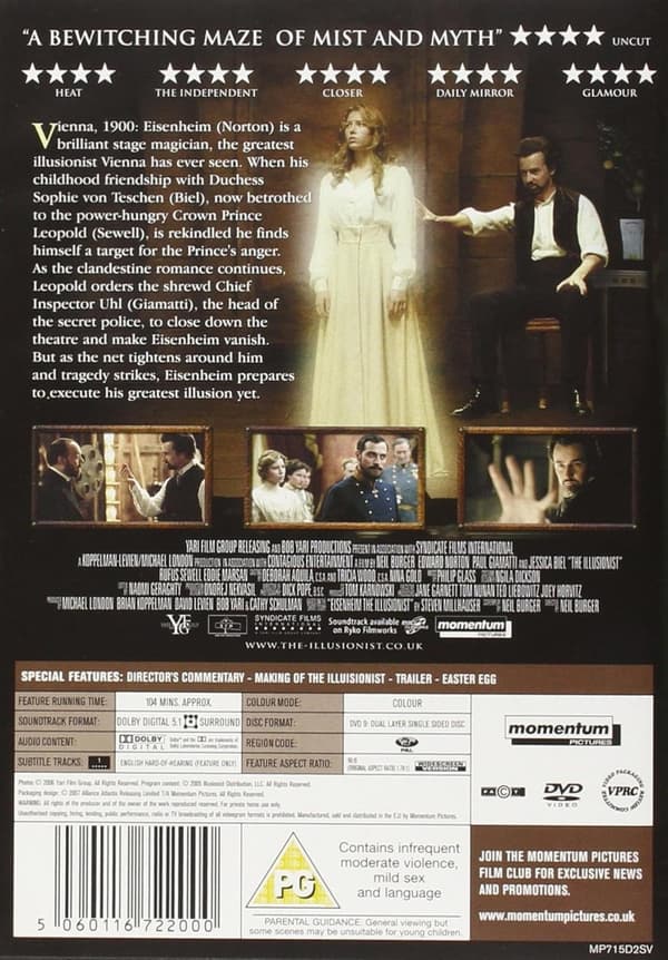 The Illusionist (2006) (DVD)