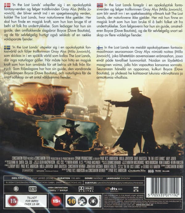 In the Lost Lands (2025) (Blu-Ray)