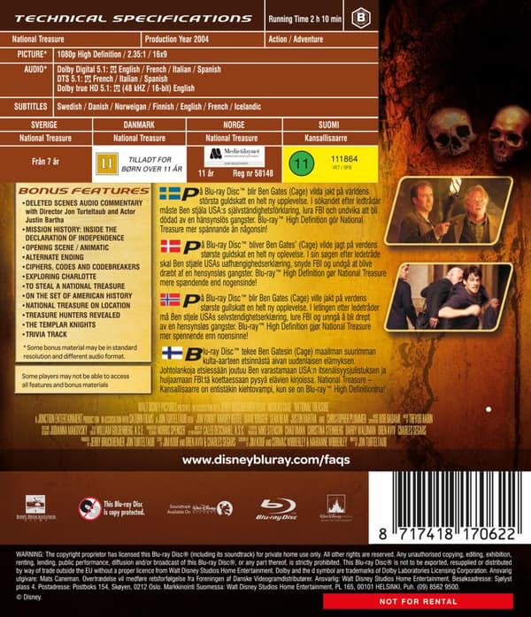 National Treasure (2004) (Blu-Ray)