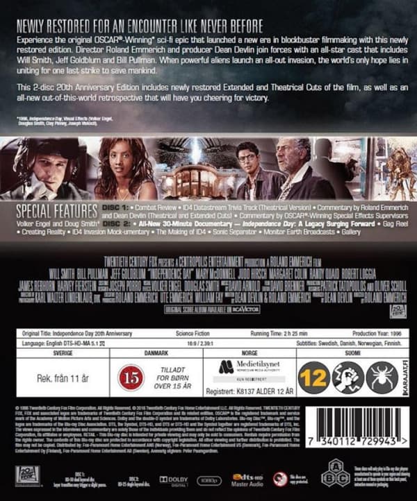 Independence Day (1996) (Blu-Ray)