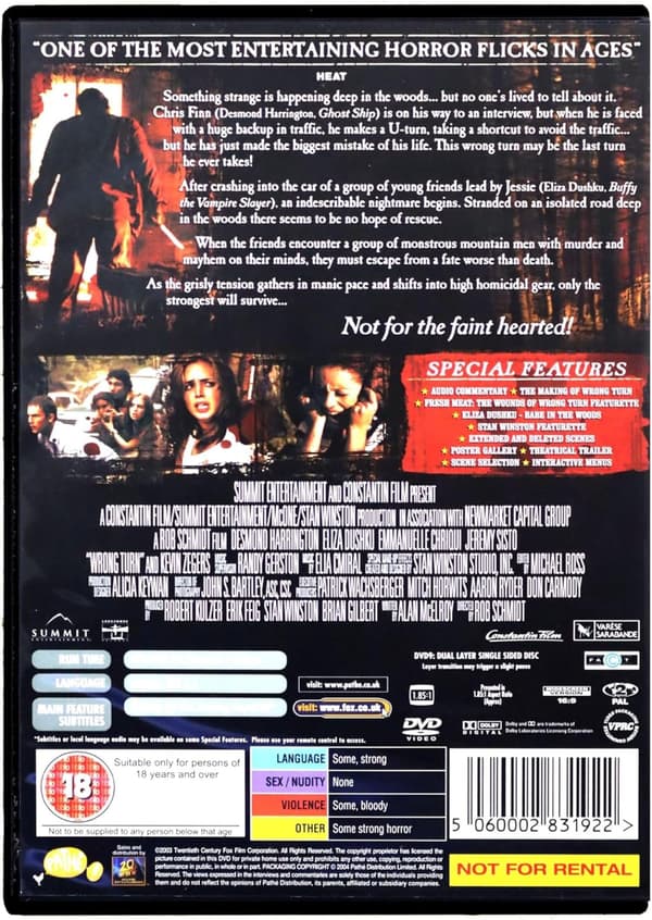 Wrong Turn (2003) (DVD)