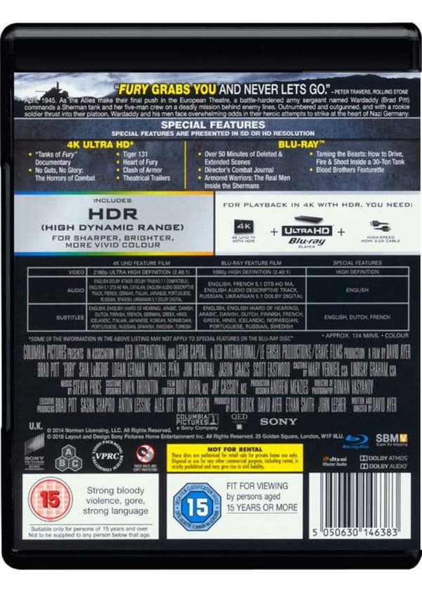 Fury (2014) (4K UHD)