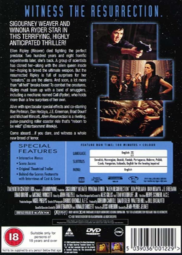 Alien 4: Resurrection (1997) (DVD)