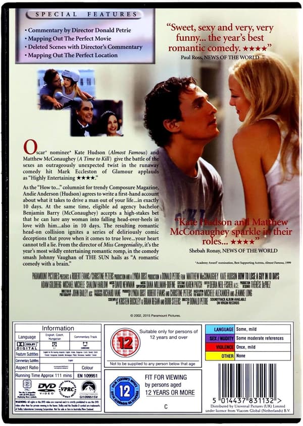 How to Lose a Guy in 10 Days (2003) (DVD)