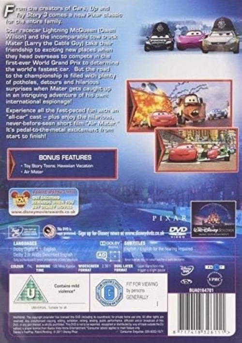 Cars 2 (2011) (DVD)