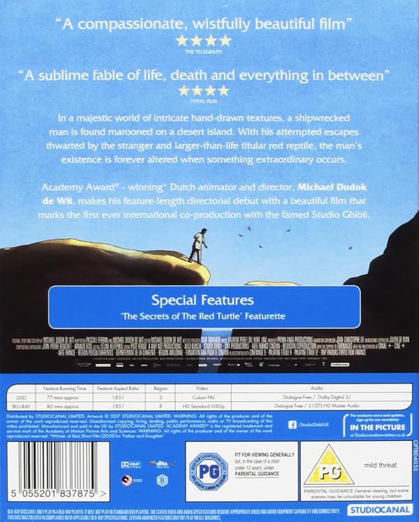 The Red Turtle (2016) (Blu-Ray)