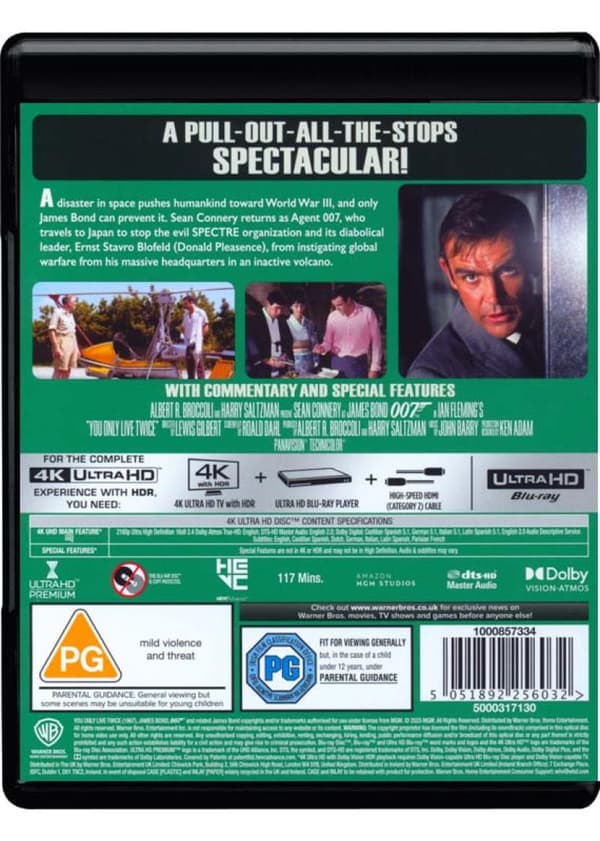 You Only Live Twice (1967) (4K UHD)