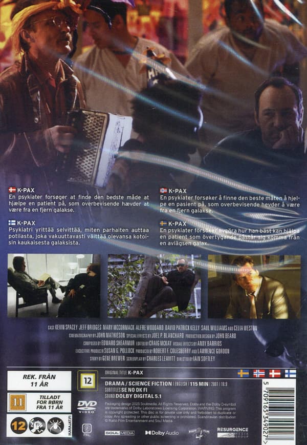 K-PAX (2001) (DVD)