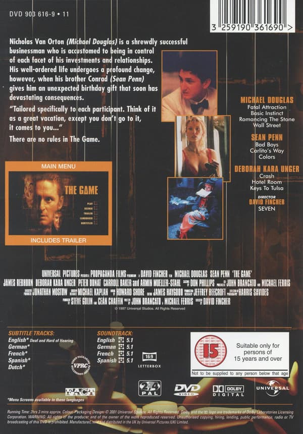 The Game (1997) (DVD)