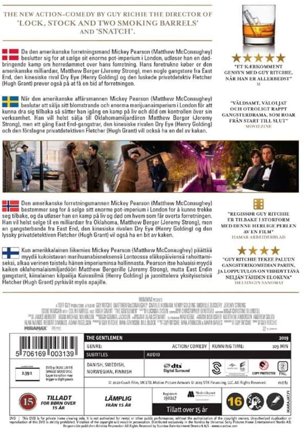 The Gentlemen (2019) (DVD)
