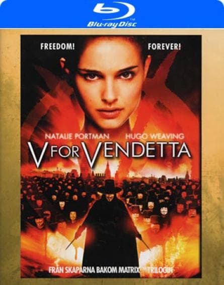 V For Vendetta (2005) Blu-Ray (svensk text)