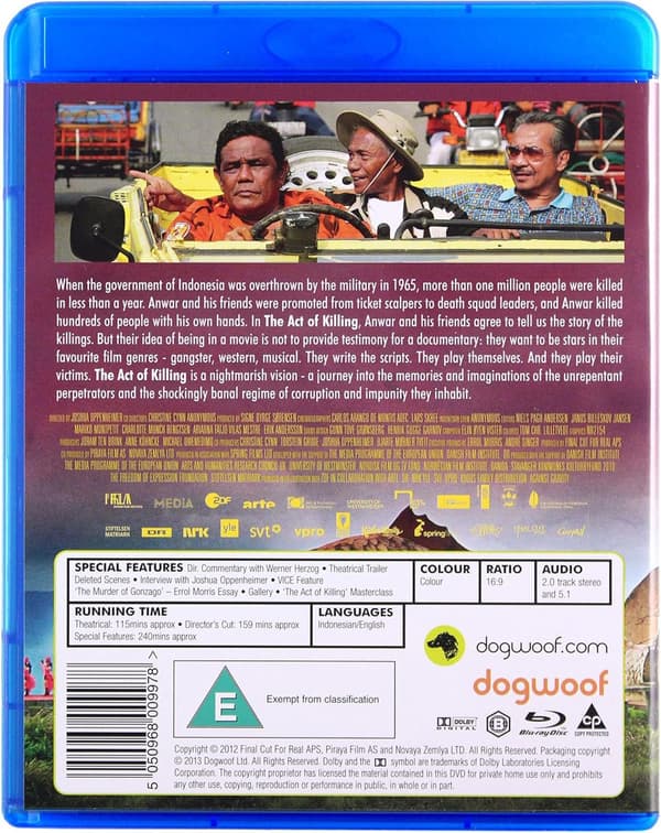 The Act of Killing (2012) (Blu-Ray)