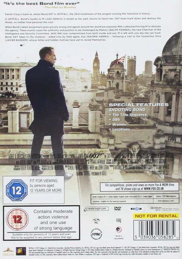 Skyfall (2012) (DVD)