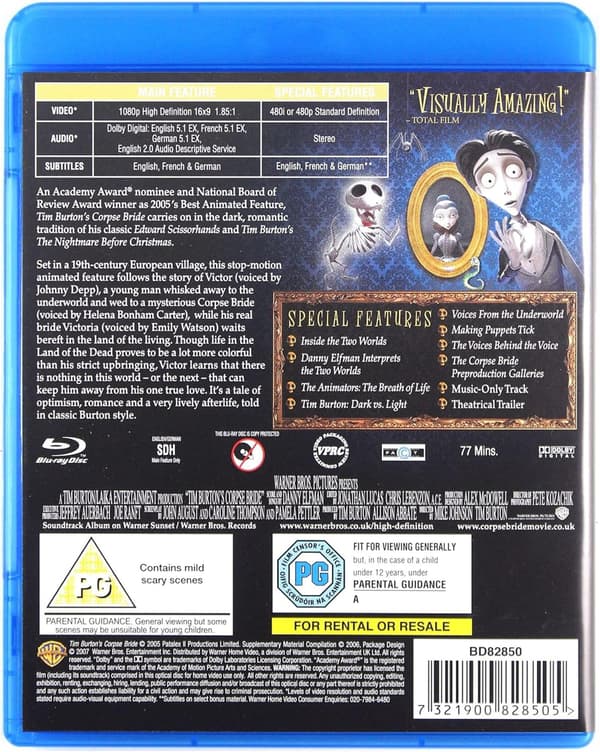Corpse Bride (2005) (Blu-Ray)