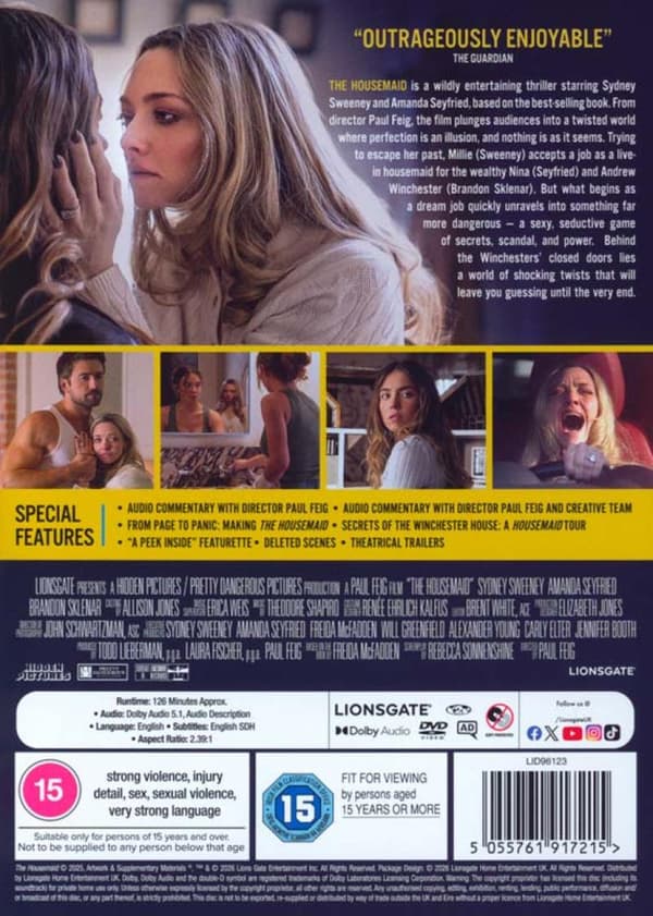 The Housemaid (2025) (DVD)