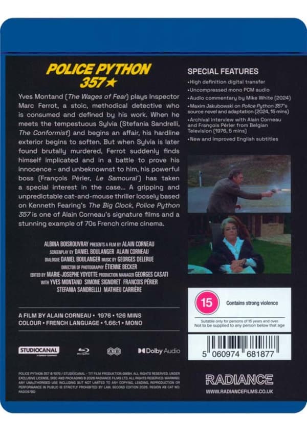 Police Python 357 (1976) (Blu-Ray)
