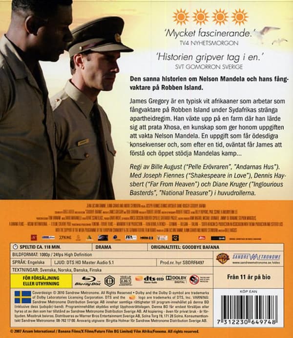 Goodbye Bafana (2007) (Blu-Ray)