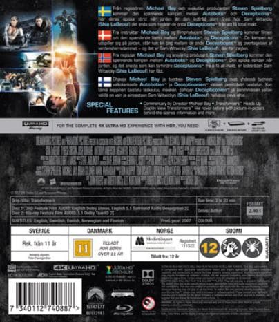 Transformers 1 (2007) (4K UHD)