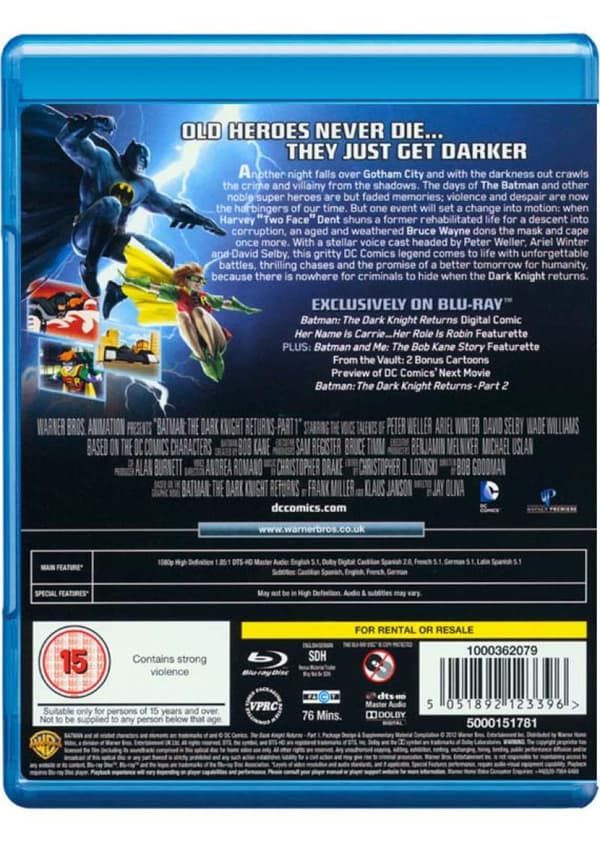 Batman: The Dark Knight Returns, Part 1 (2012) (Blu-Ray)