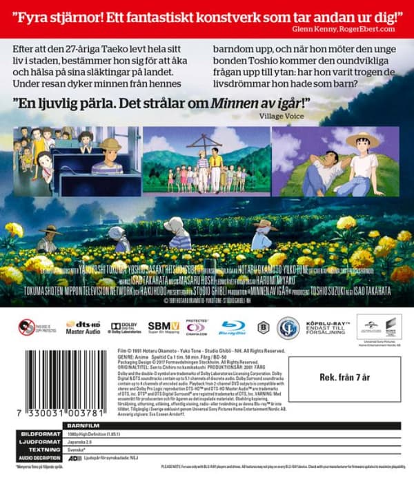 Minnen av igår (1991) (Blu-Ray)