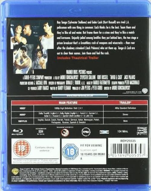 Tango & Cash (1989) (Blu-Ray)