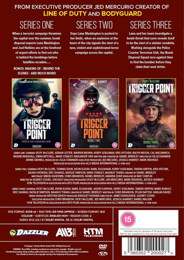 Trigger Point Seasons 1-3 (2022-2025) (DVD)