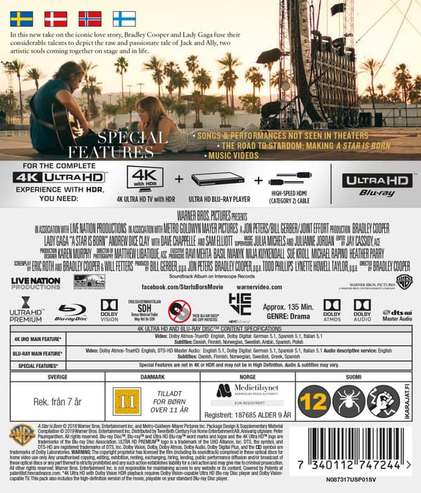A Star Is Born (2018) (4K UHD)