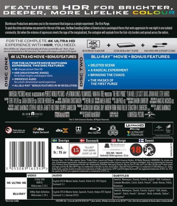 The First Purge (2018) (4K UHD)