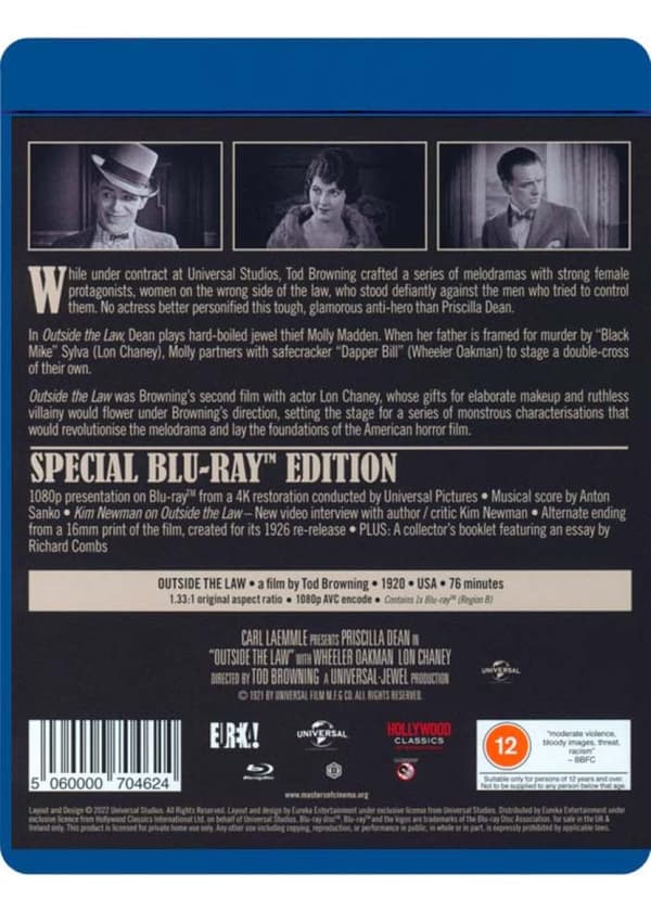 Outside The Law (1920) (Blu-Ray)