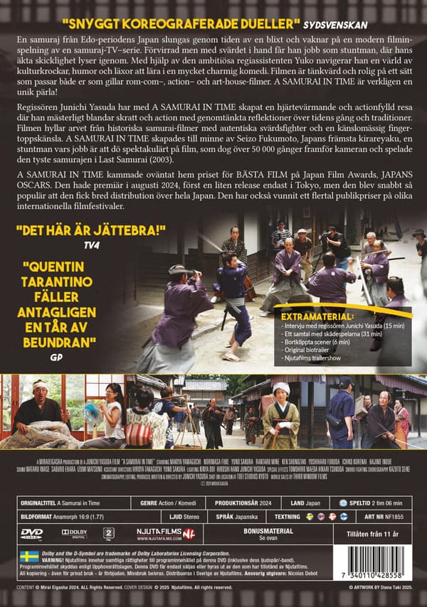 A Samurai In Time (2023) (DVD)