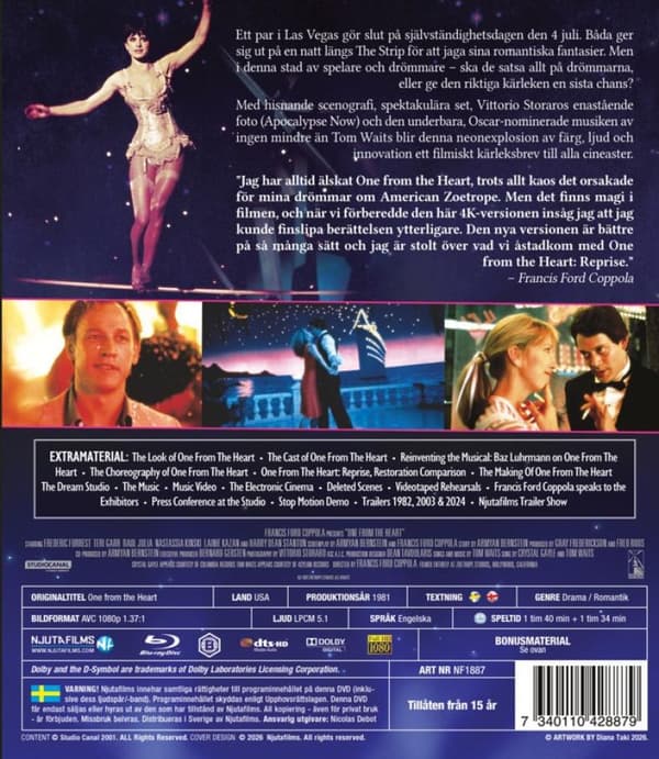One from the Heart (1981) (Blu-Ray)