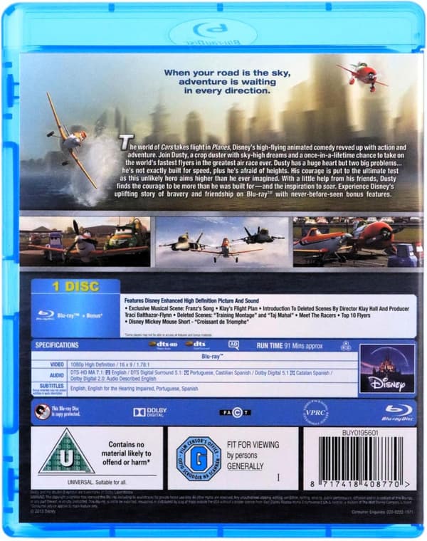 Planes (2013) (Blu-Ray)
