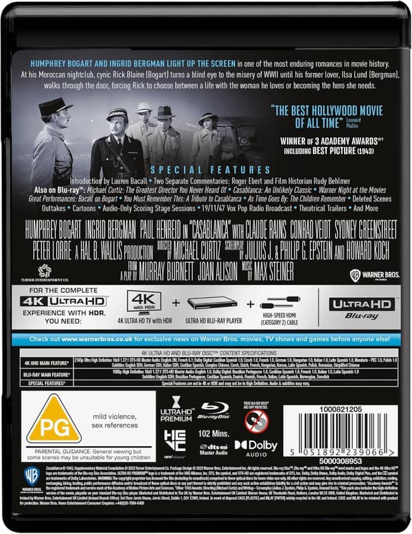 Casablanca (1942) (4K UHD)