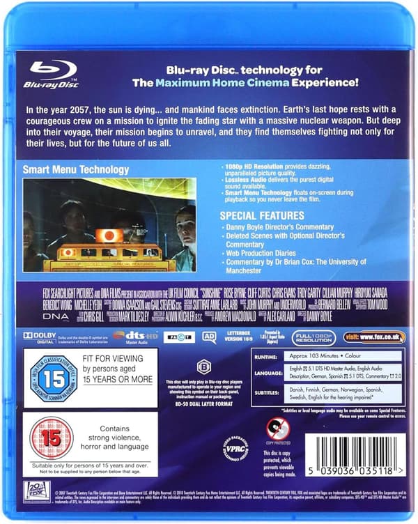 Sunshine (2007) (Blu-Ray)