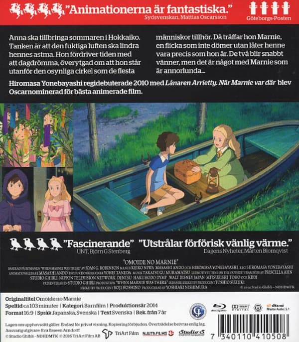 När Marnie var där (2014) (Blu-Ray)