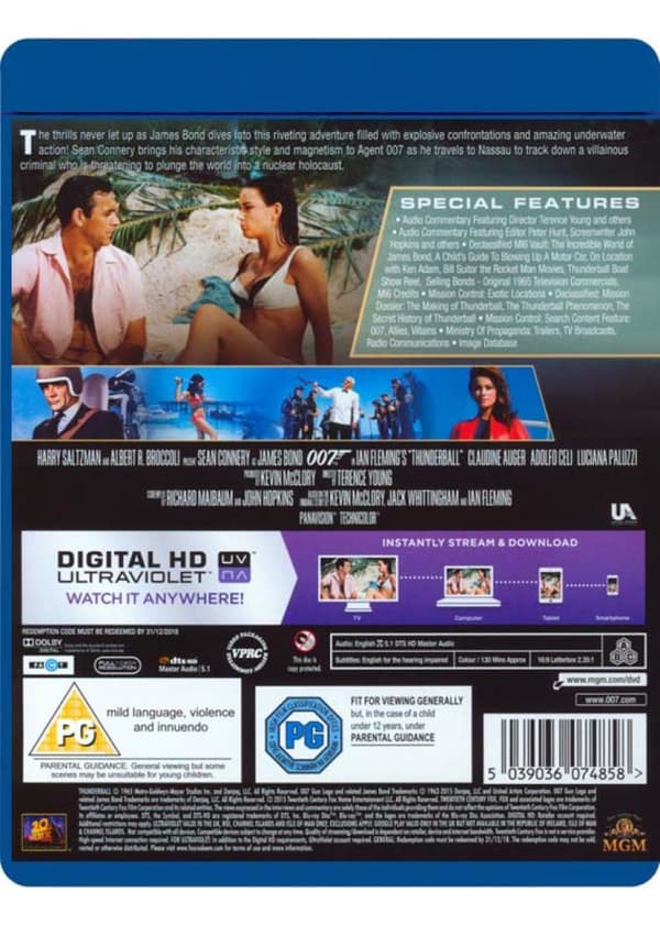 Thunderball (1965) (Blu-Ray)