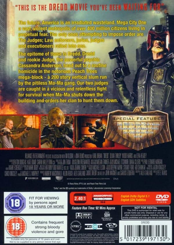Dredd (2012) (DVD)