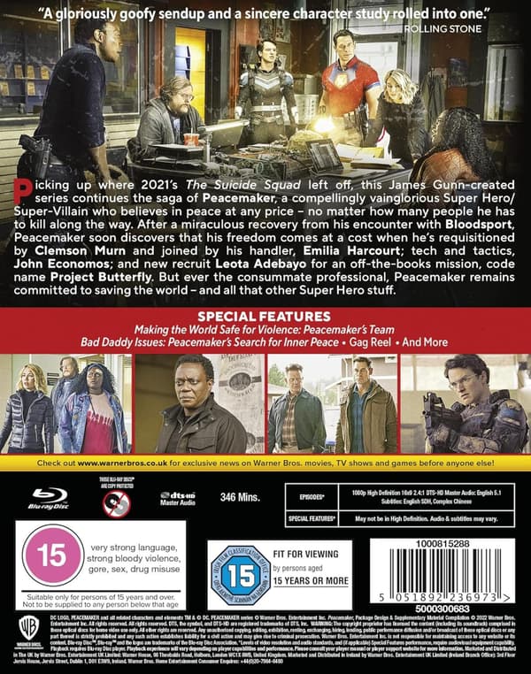 Peacemaker Season 1 (2022) (Blu-Ray)
