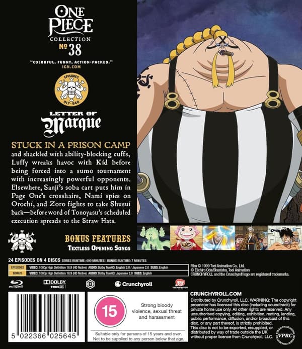 One Piece - Collection 38 (Blu-Ray)