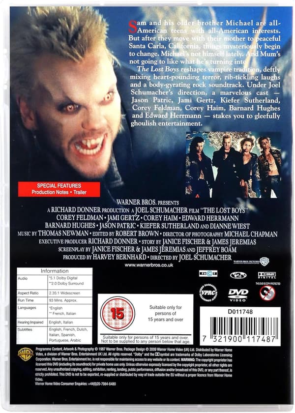 The Lost Boys (1987) (DVD)