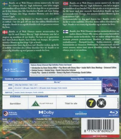 Bambi (1942) (Blu-Ray)