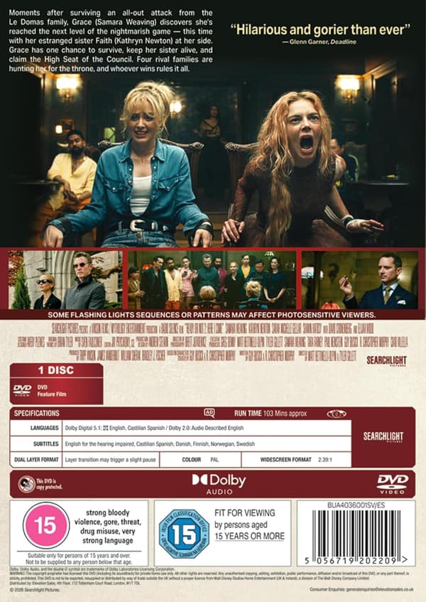Ready or Not 2: Here I Come (2026) (DVD)