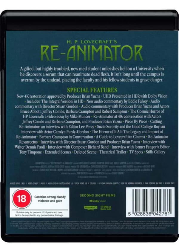 Re-Animator (1985) (4K UHD)