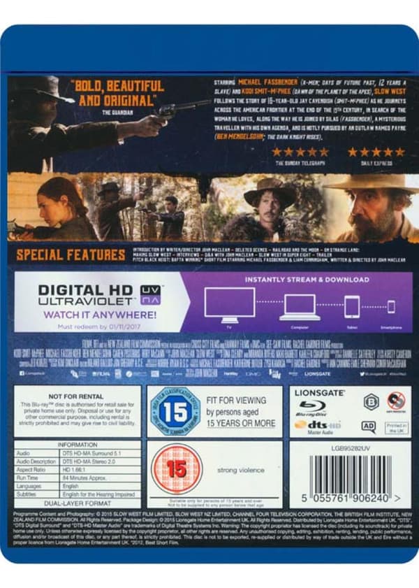 Slow West (2015) (Blu-Ray)