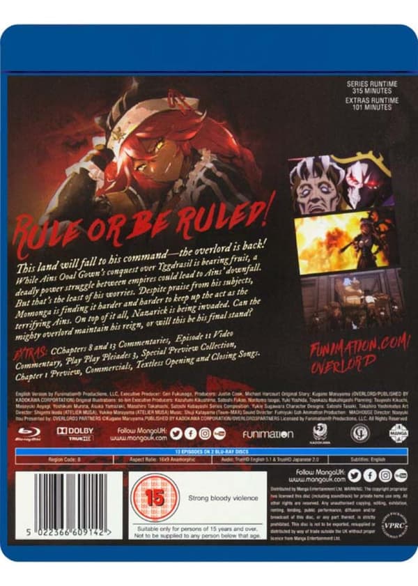 Overlord Season 3 (2018) (Blu-Ray)