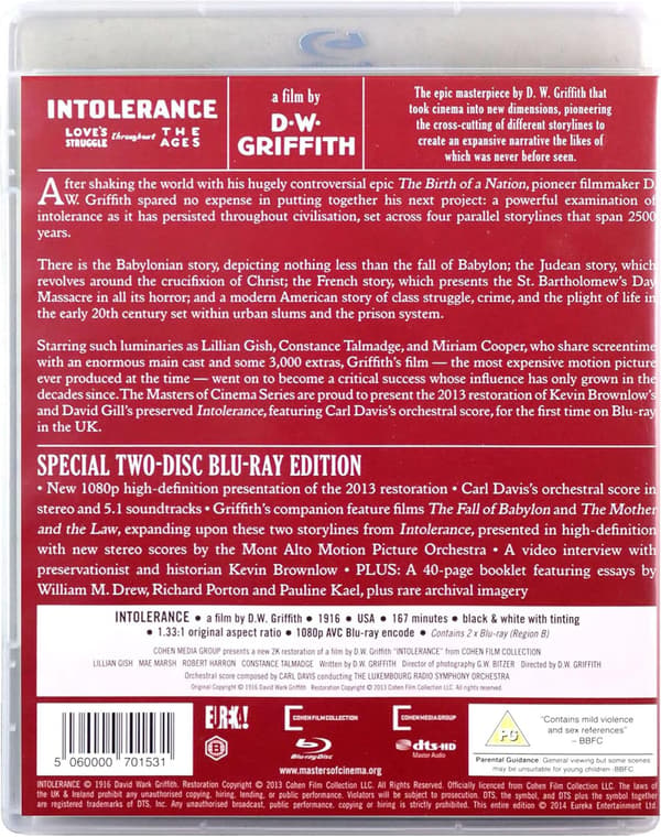 Intolerance (1916) (Blu-Ray)