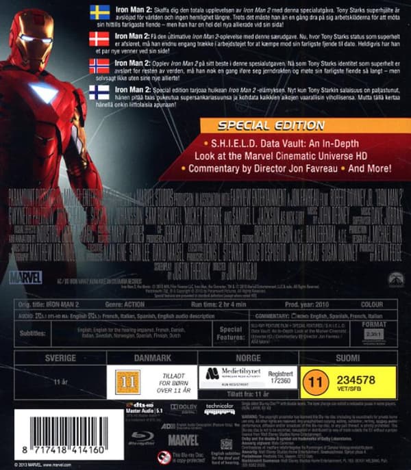 Iron Man 2 (2010) (Blu-Ray)