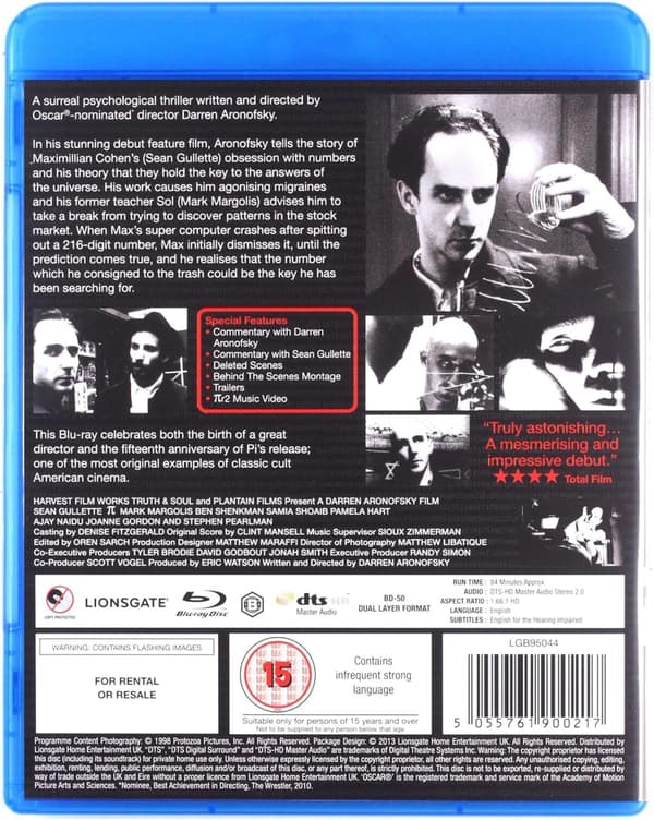 Pi (1998) (Blu-Ray)